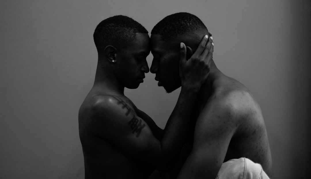 affection black black and white black men