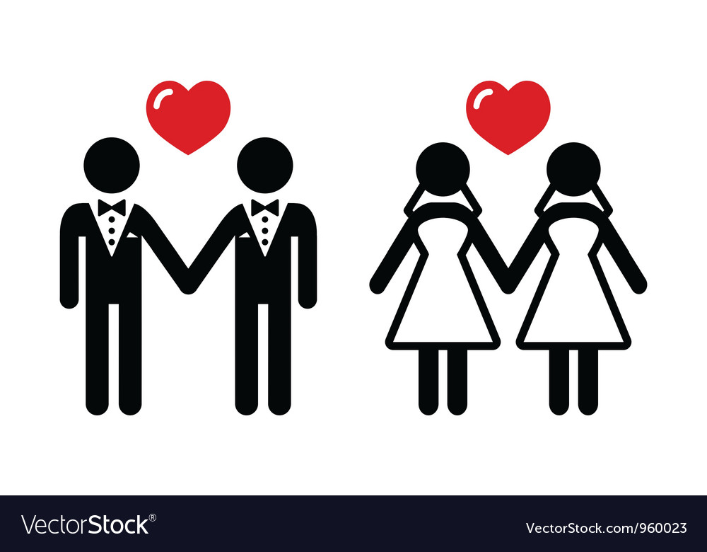 gay-marriage-icons-set-vector-960023