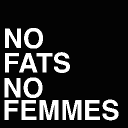 nofatsnofemmes