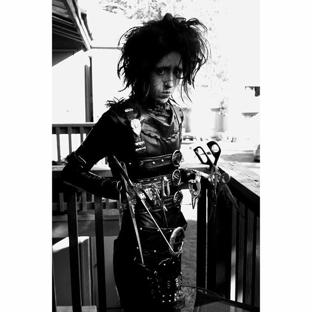 Phantom doing Edward Scissorhands