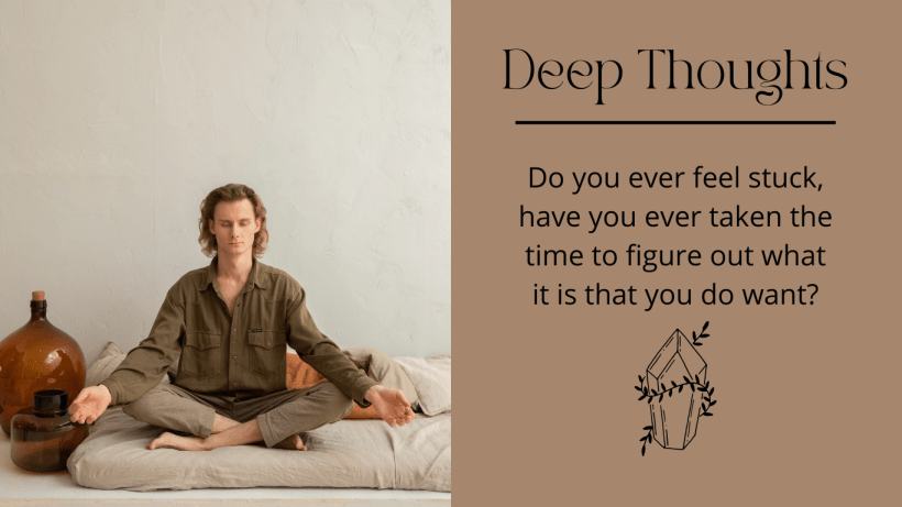 Man sitting cross legged on floor in a meditative state